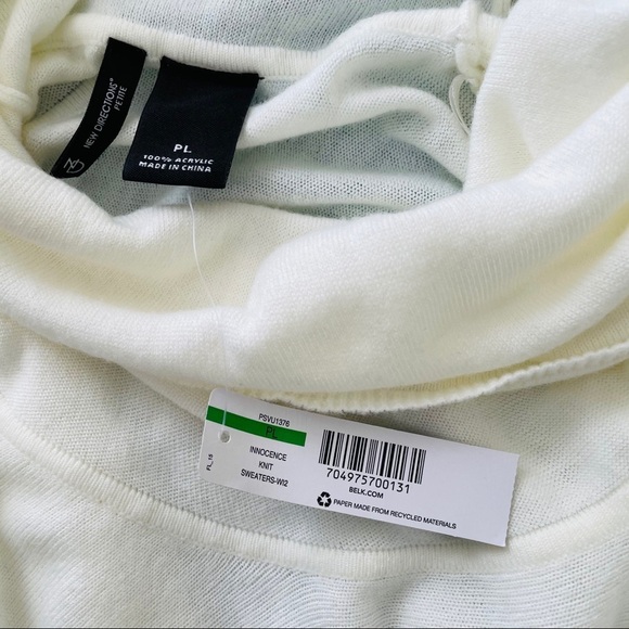 New Direction Innocence Knit Sweaters Petite Large - Picture 8 of 9
